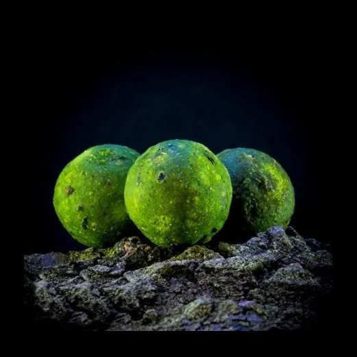 MASSIVE BAITS BOILIES GREEN MULBERRY 14 MM TS055