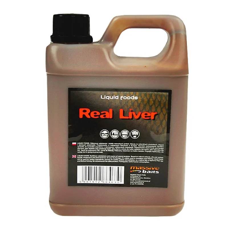 MASSIVE BAITS REAL LIVER 1 Ltr LQ006