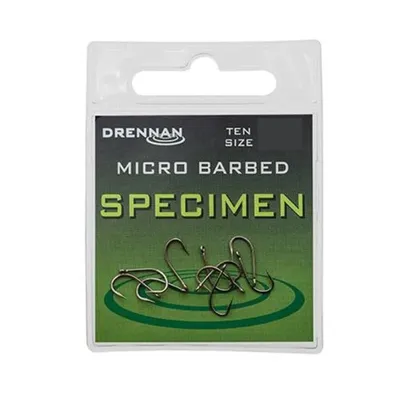 DRENNAN SPECIMEN MICRO BARBED   TALLA 18