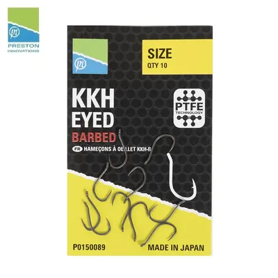 PRESTON INNOVATIONS KKH EYED BARBED HOOK SIZE14 P0150090