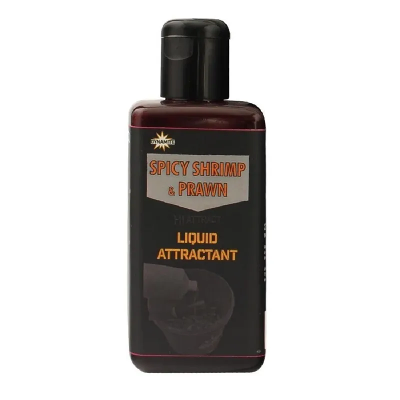 DYNAMITE BAITS LIQUID ATTRACTANT SPICY SHRIMP & PRAWN 250ML DY977