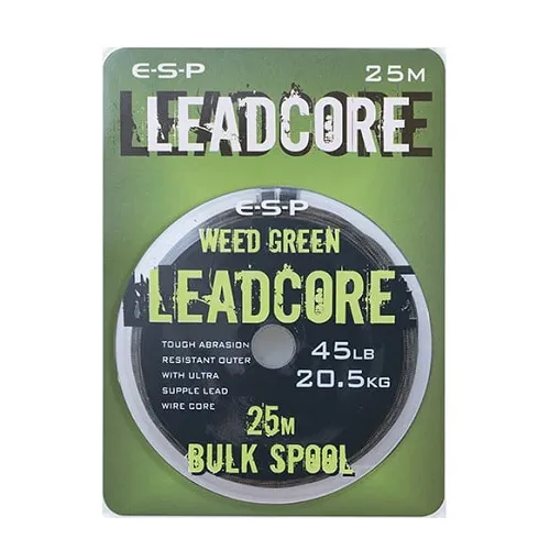 ESP LEADCORE BULK WEEDY GREEN