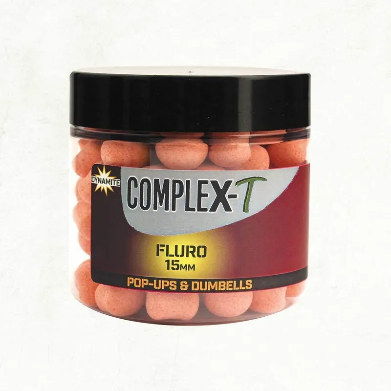 DYNAMITE BAITS FLURO POP UPS Y DUMBELLS COMPLEX T 15MM DY1098