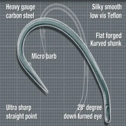 Korda Anzuelo Kurv Shank Size 6