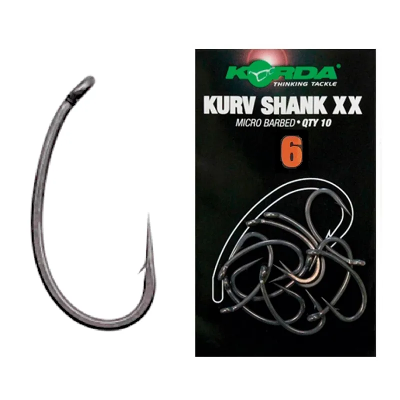 Korda Anzuelo Kurv Shank XX Size 6