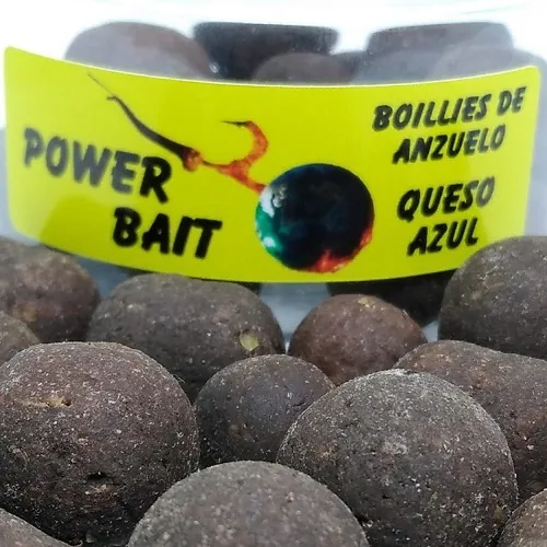 POWER BAIT BOILIES DE ANZUELO QUESO AZUL