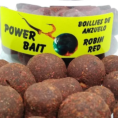 POWER BAITS BOILIES DE ANZUELO ROBIN RED