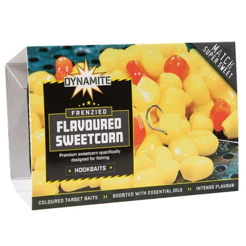 DYNAMITE BAITS FRENZIED FLAVOURED SWEETCORN 250 G MATCH SUPER SWEET