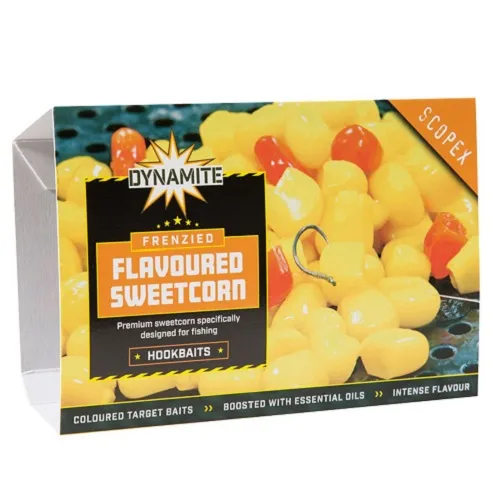 DYNAMITE BAITS FRENZIED FLAVOURED SWEETCORN 250 G SCOPEX