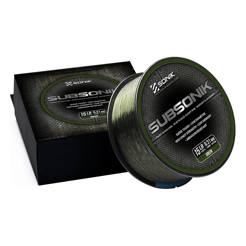 SONIK SUBSONIK MONOFILAMENTO 15 LB 0.31 MM GREEN