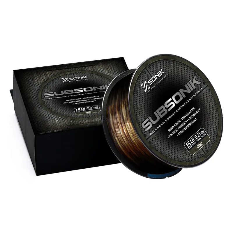 SONIK SUBSONIK MONOFILAMENTO 25 LB 0.41 MM CAMO