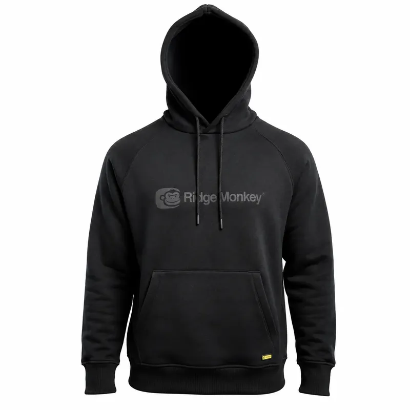 Ridgemonkey Apearel Dropback Microflex Hoody Black Size L