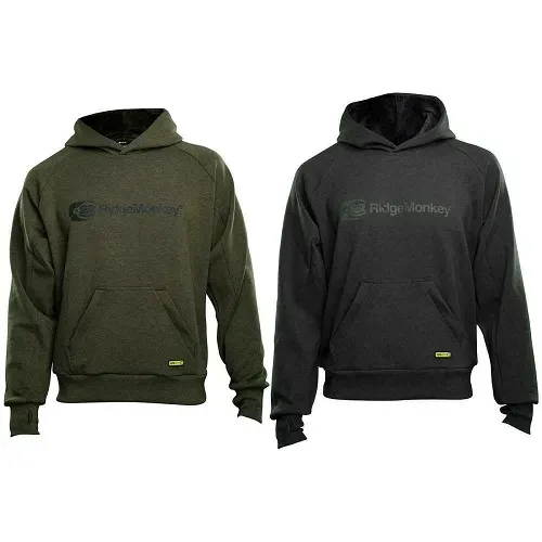 Ridgemonkey Apearel Dropback Microflex Hoody Black Size L