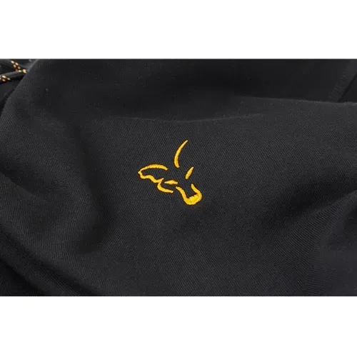 Fox Collection Black & Orange Hoodie Size S
