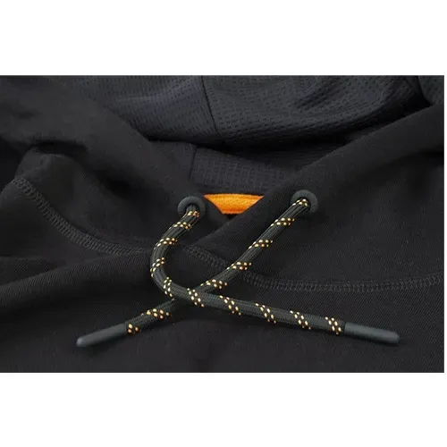 Fox Collection Black & Orange Hoodie Size S