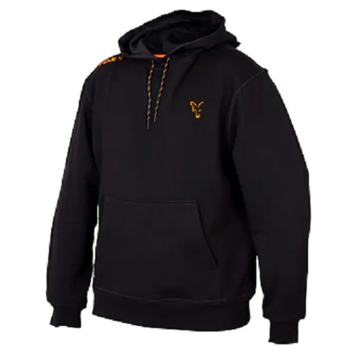 Fox Collection Black & Orange Hoodie Size 3XL