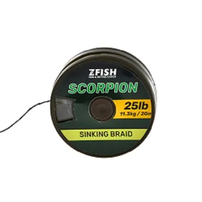 ZFIHS SCORPION SINKING BRAID 25 LB 11.3 KG 20 M ZF 8603