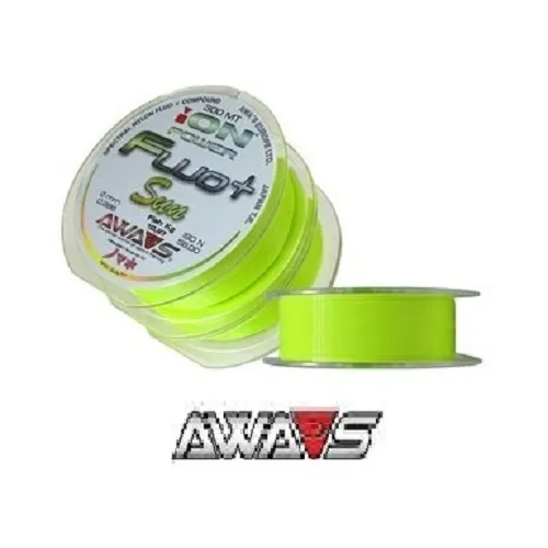 AWA SHIMA ION POWER FLUO+ SUN 0,37MM 600M (300+300)