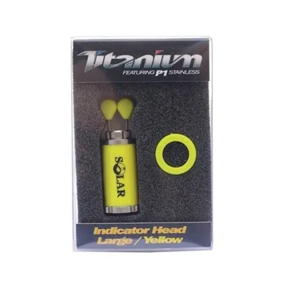 SOLAR TITANIUM INDICATOR HEAD LARGE YELLOW