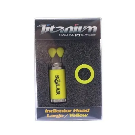 SOLAR TITANIUM INDICATOR HEAD LARGE YELLOW