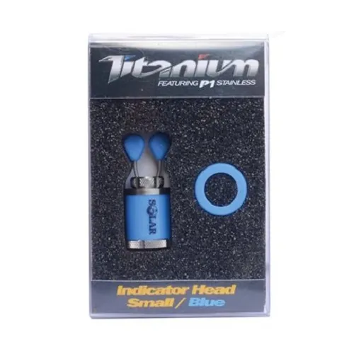 SOLAR TITANIUM INDICATOR HEAD SMALL BLUE