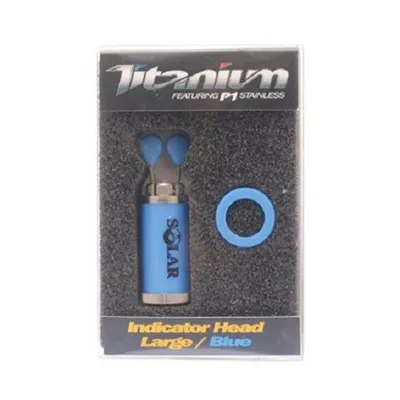 SOLAR TITANIUM INDICATOR HEAD LARGE BLUE