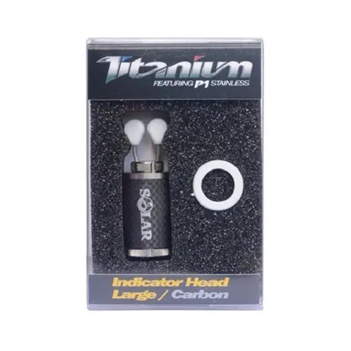 SOLAR TITANIUM INDICATOR HEAD LARGE CARBON