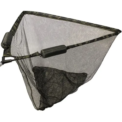 NGT 42FT SPECIMEN NET WITH DUAL NET FLOAT SYSTEM V METAL FNH NET 42FT BBC DNF GRN