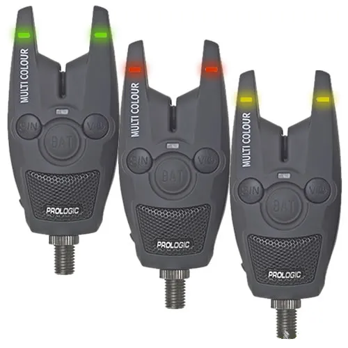 PROLOGIC BAT + BITE ALARM SET 3+1 (MULTI COLOUR) 57081