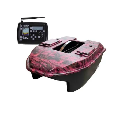 ELECTROCARP BARCO CEBADOR C3 CAMO ROSADO SONDA + GPS