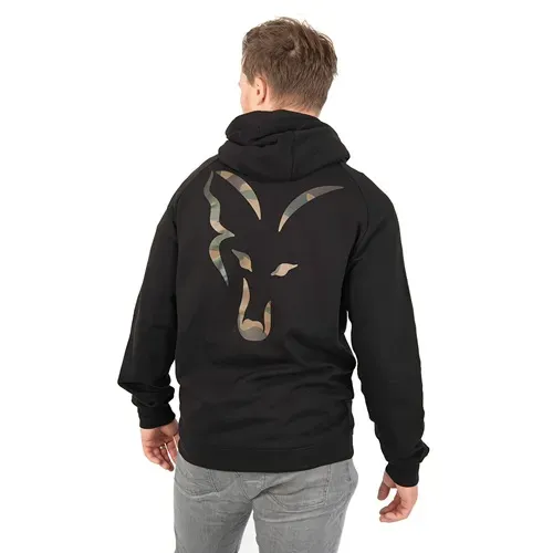 Fox Lw Black/Camo Zip Hoody Sudadera Cremallera Size 3XL