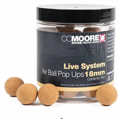 CC MOORE LIVE SYSTEM AIR BALL POP UPS 18MM 90006