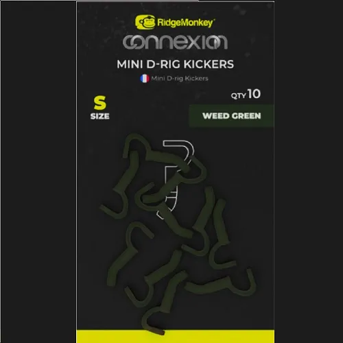 Ridgemonkey Connexion Mini D-Rig Kickers Weed Green Small