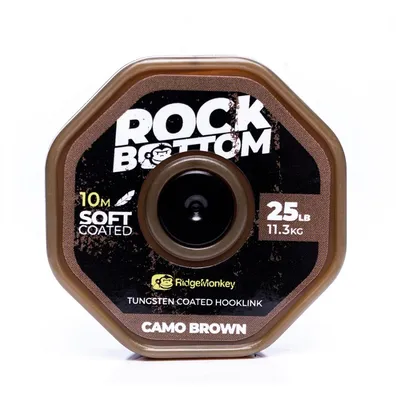 Ridgemonkey Rm-Tec Rock Bottom Tungsten Solf Coated Camo Brown 25Lb