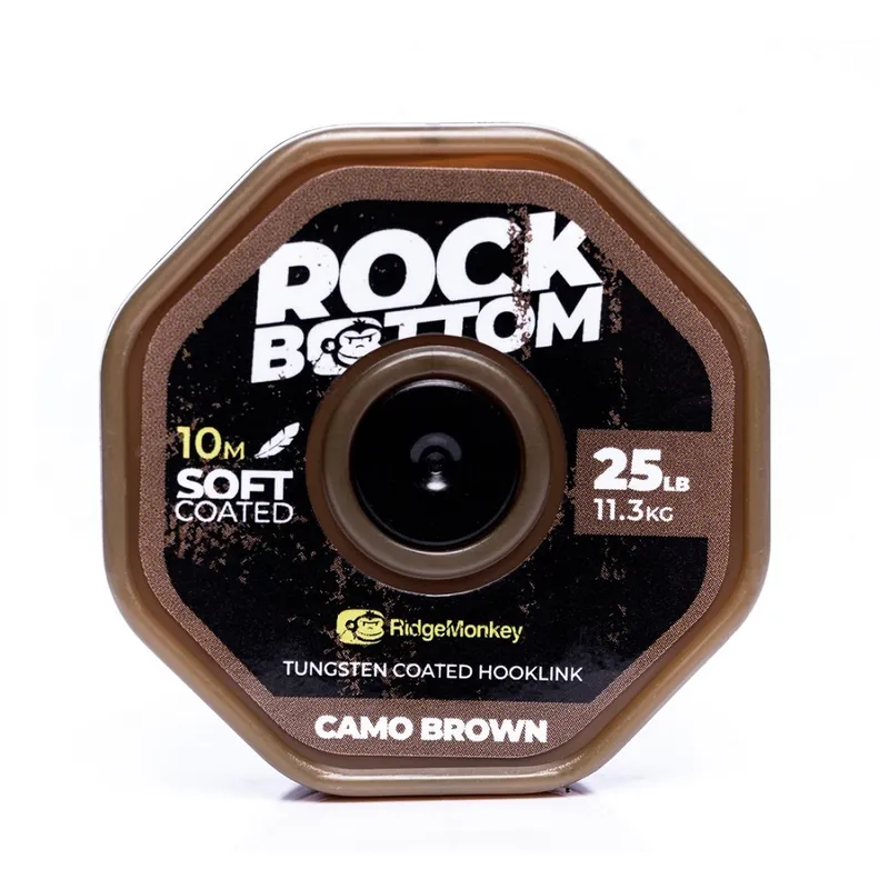 Ridgemonkey Rm-Tec Rock Bottom Tungsten Solf Coated Camo Brown 25Lb