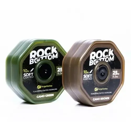 Ridgemonkey Rm-Tec Rock Bottom Tungsten Solf Coated Camo Brown 25Lb