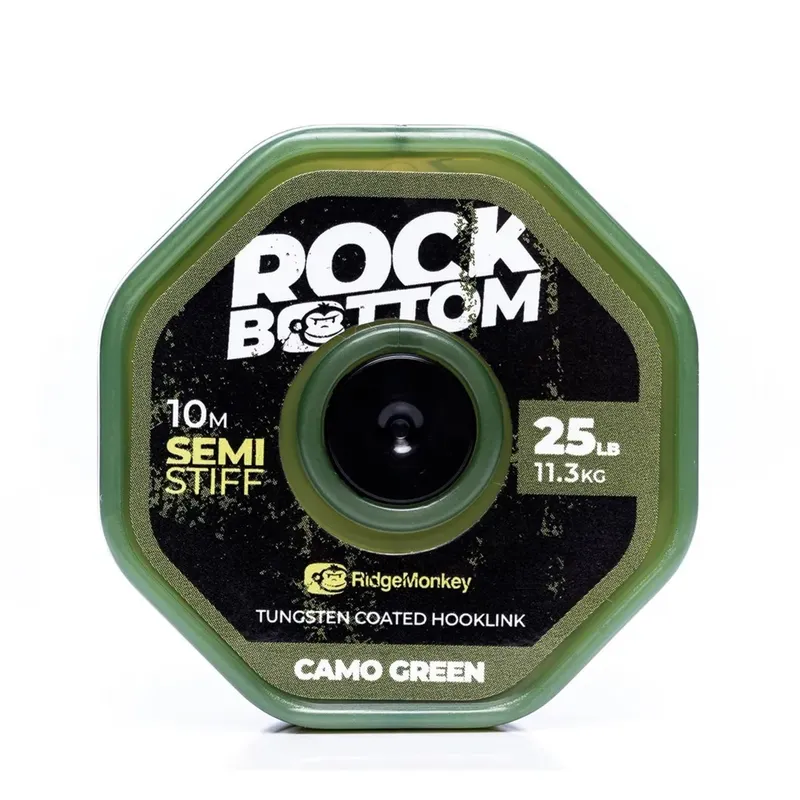 Ridgemonkey Rm-Tec Rock Bottom Tungsten Solf Coated Camo Green 25Lb