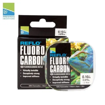 PRESTON INNOVATIONS REFLO FLUOROCARBON 0.10MM 0.979KG 50M PFL 10