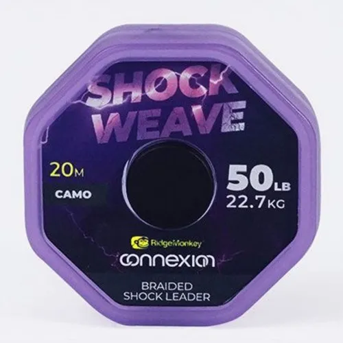 Ridgemonkey Connexion Shock Weave Braided Shock Leader 50Lb