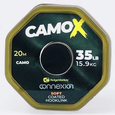 Ridgemonkey Connexion Camo-X Soft Coated Hookling 35Lb