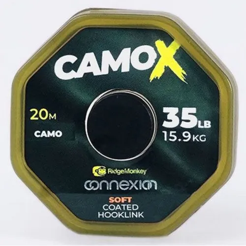 Ridgemonkey Connexion Camo-X Soft Coated Hookling 35Lb