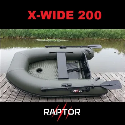 RAPTOR 200 X WIDE CARBON GREEN AIRDECK (SUELO HINCHABLE)