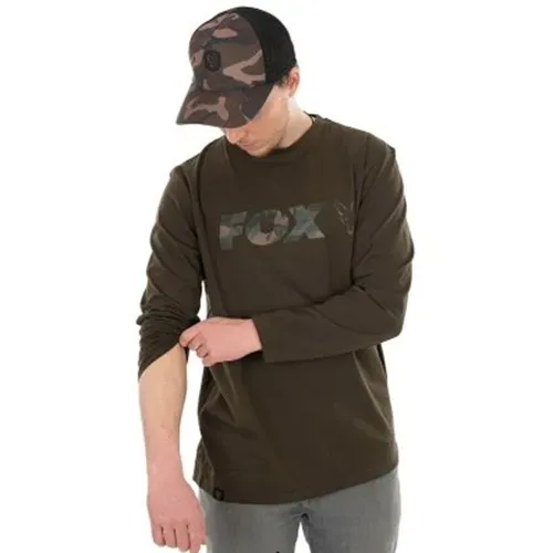 Fox Long Sleeve Shirt Khaki/Camo Size 2XL