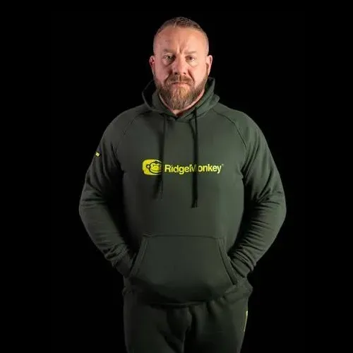 Ridgemonkey Apearel Heavyweght Hoody Green Size XL