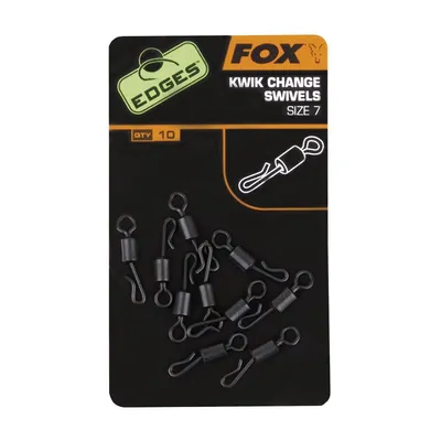 Fox Edges Kwik Change Swivels Size 7