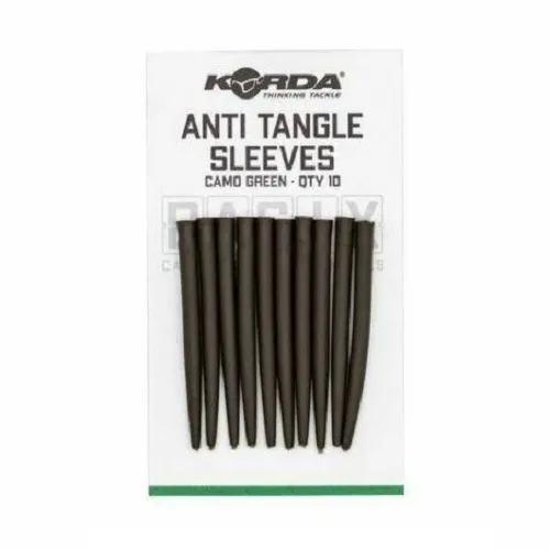 Korda Anti-enredos Basix Anti Tangle Sleeves Camo Green