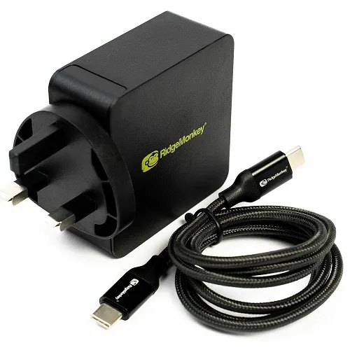 Ridgemonkey Vault 60w USB C Power Delivery Mains Adaptor