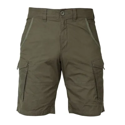 Fox Collection Green & Silver Combat Trousers Shorts Size S