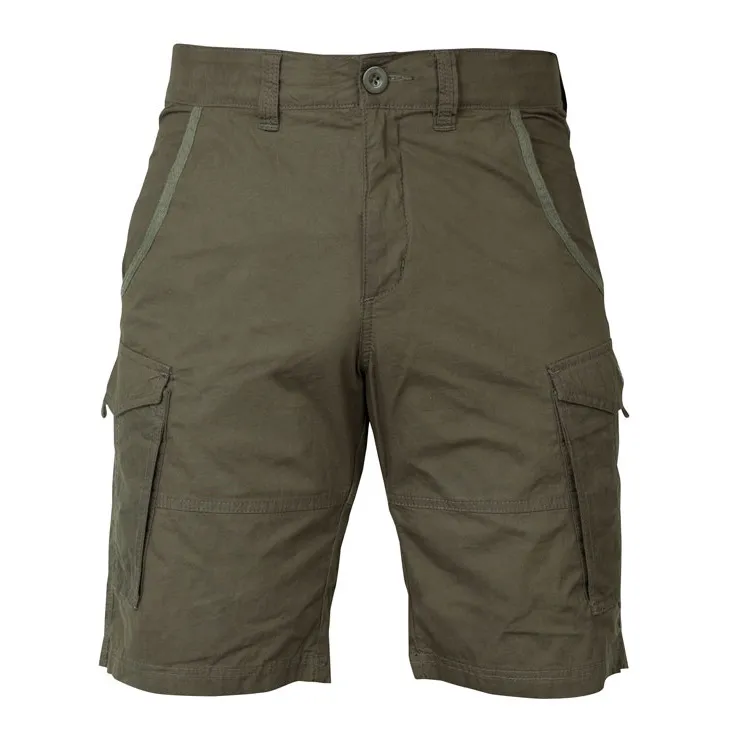 Fox Collection Green & Silver Combat Trousers Shorts Size S