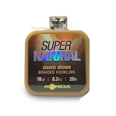 KORDA SUPER NATURAL GRAVEL BROWN 18LB 20M KSNB18